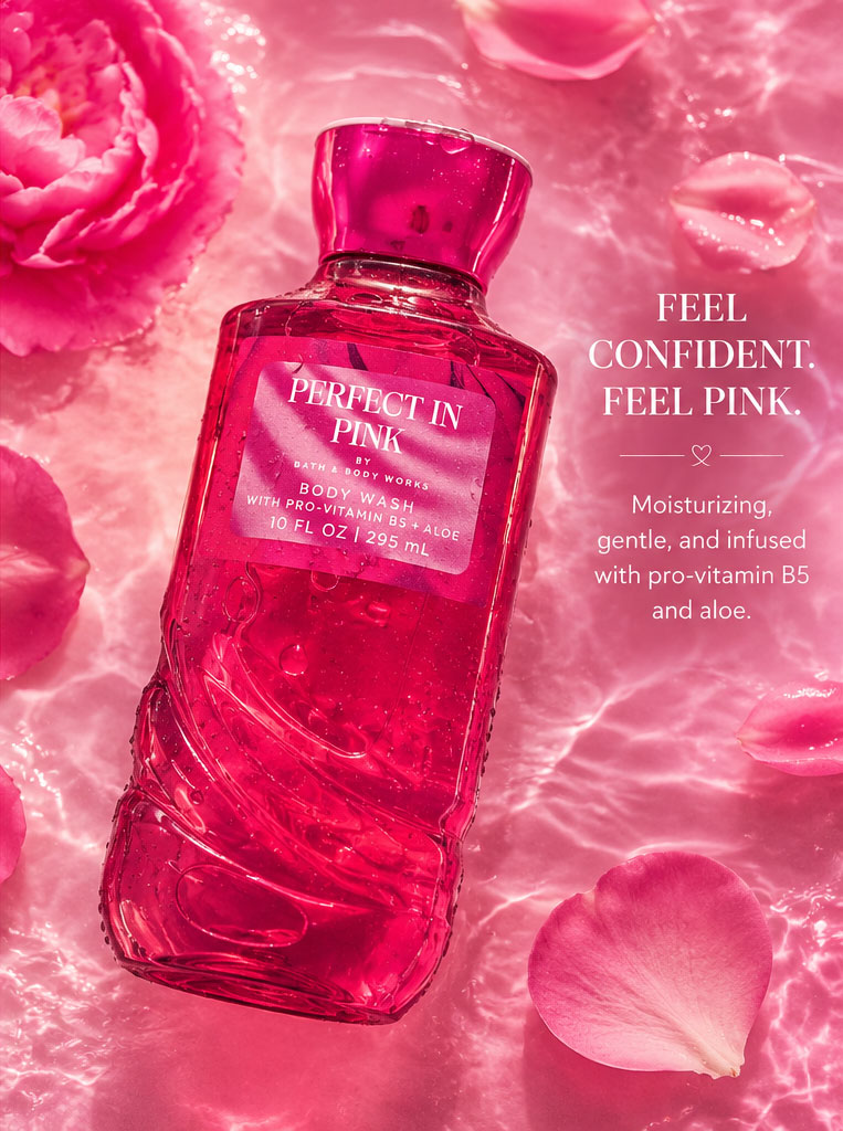 Bath and Body Works Perfect In Pink Body Wash